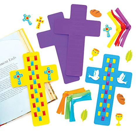 Baker Ross AT576 Bibel-Lesezeichen, Karwoche, christliches Osterhandwerk für Kinder, 6 Stück