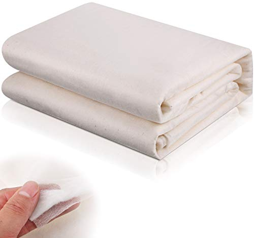 Natürlich Baumwoll Watte Beidseitig Nicht Gewebt Warm Nähen Baumwolle Decke Watte für Decke, Handwerk und Tragbar Handwerk, 78,7 x 59 Zoll/ 2 x 1,5 m