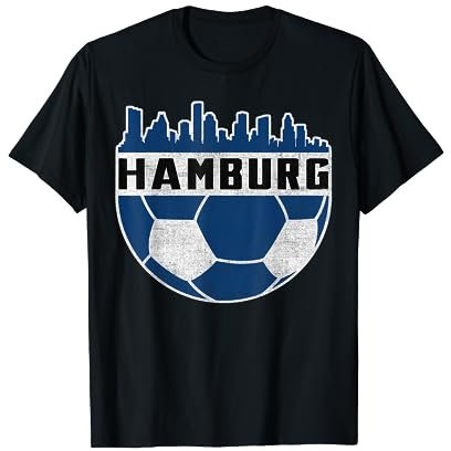 Hamburg Fußball Fussball Fußballverein Fußballfan Fan T-Shirt