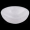 Selenite Bowl with Amethyst Necklace – 4 Selenite Crystal Bowl – Mined and Crafted in Morocco – Ideal for Cleansing and Recharging Crystals and Healing Stones, Meditation, and Decor