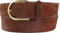BELTINGER Damen-Gürtel mit echtem Fell 4 cm | Fell-Gürtel für Damen 40mm | Kuh-Ledergürtel mit goldener Dornschließe | Braun 95cm