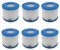 AUJAN Filtro for Piscina di Ricambio Adatto for Cartuccia Filtro Bestway Flowclear Taglia VI for Lay-Z-per Spa - for Miami Vegas Palm Springs Paris Lodevole (Size : 6 PCS)