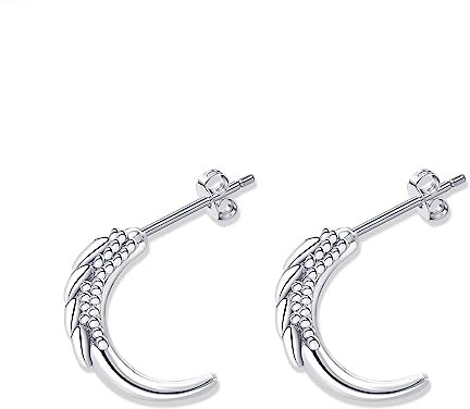 Krallen-Ohrringe, Sterlingsilber, Gothic-Drachen-Klauen-Creolen, Ohrstecker, Wikinger-Ohrringe, Punk-Schmuck, Geschenk für Frauen