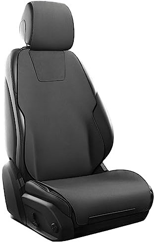 VAEVEN Sitzbezüge Auto Set für Citroen C1 c1 3-Doors 2005-2022, Ultradünnes Wildleder rutschfest und Kratzfest Passgenau Autoschonbezüge, Comfort Atmungsaktives Innenkissen,A Black