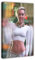 RIKCAT Miley Cyrus 3 Leinwand-Poster, Wandkunst, Dekordruck, Bild, Gemälde für Wohnzimmer, Schlafzimmer, Dekoration, Rahmen-Stil, 30 x 45 cm
