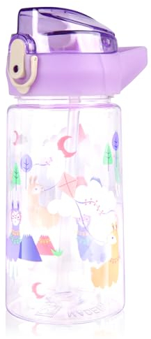 flintronic Gourde Isotherme Enfant, 500ML Bouteille Enfant, Gourde Isotherme Enfant avec Paille, Sans BPA Tritan, Bouteille d'eau Anti-fuite Réutilisable pour Ecole Maternelle