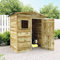Rasen- & Garten-Gartenhaus Schuppen 1,5x2m imprägniert Pinienholz-Haus & Garten