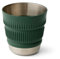Sea to Summit Detour Stainless Steel Collapsible Mug - Falt-Becher green