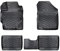 fussmattenprofi.com 3D Gummimatten Set für Toyota Yaris III (3.Gen) Baujahr 2013-2020 | Extra Hoher 5cm Rand Allwetter Auto Fussmatten I TPE Geruchlos rutschfest Fußmatten Zubehör