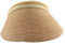 Carnavalife Visera Pamela Verano Mujer vacio ala Ancha Grande protección Solar UV UPF50+ (FR/ES, Letras, Talla única, Marrón*1)