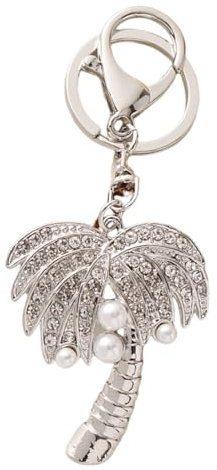 Bexdug Keychain - Palm Tree Keyring Ornament | Palm Tree Keychains for Women and Girls, Backpack Keyrings, Purse Charm