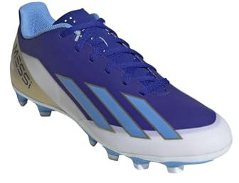 adidas Crazyfast FxG Messi Fußballschuhe Schuhe, Blue/White, Größe 43 1/3