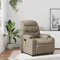 Homgoday Massagesessel Relaxsessel Fernsehsessel Ruhesessel mit Liegefunktion Liegesessel Polstersessel Verstellbare Rückenlehne TV Sessel für Wohnzimmer, Cappuccino-Braun Kunstleder