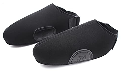 Ralondbey 1 Paar Skischuhüberschuhe für den Winter, thermisch, warm, wasserdicht, winddicht, für Outdoor, Radfahren, Wandern, Wärmeschutz