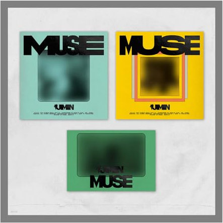 JIMIN MUSE 2nd Album Full 3 Version SET BLOOMING Version+SERENADE Version+Weverse Albums Version+Tracking Sealed Ji Min BTSBANGTAN