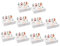 Garneck Braut Candy Box Verpackung Box Stilvolle Weihnachten Party Papier Leckerli Boxen 10pcs Kompakte Größe