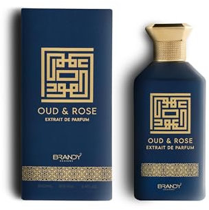 Brandy Designs Oud & Rose Extrait de parfum pour homme 100 ml