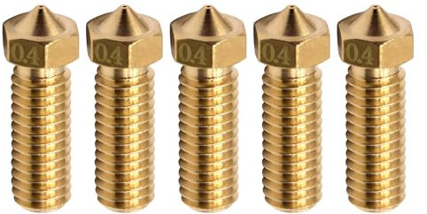 3D Drucker Düsen Nozzle Set für Kobra 2, Kobra 2 Neo, Kobra 2 Plus, Kobra 2 Pro, Kobra 2 Max, 5 Stück Brass Nozzle Kit für präzise additive Fertigung