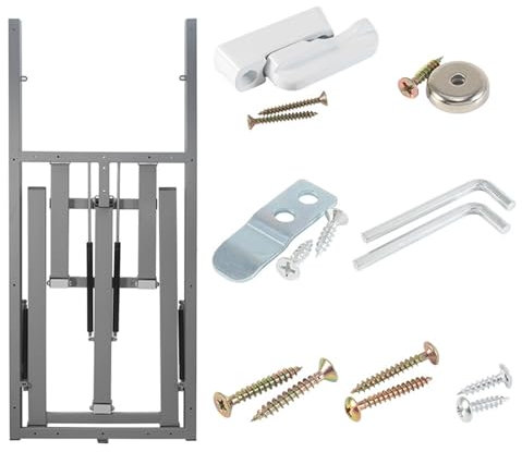 GZKDKZB An der Wand montierte Tischgleitschiene, verstecktes Zubehör für Klapptische, multifunktionaler Tischstahlrahmen, für Zuhause, im Büro