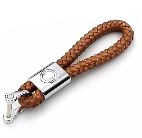 GYUHEDR 1 Stück Auto Schlüsselanhänger,für Volvo XC60 XC90 S60L S80L V40 V60 Auto Lanyard Schlüsselband Schlüsselbund Auto Autoschlüssel Zubehör,C