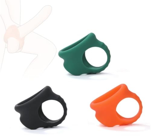Dreifache Sperre Sperma Ring solide Ei Sperre Sperma Ring lange Krieg Ring Hodensack Bondage Sperre Sperma Verzögerung lange Krieg Zeit Kontrolle Ring erotische Produkte