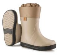 DUNLOP Puddle Jumper fur lined - gefütterte Winterstiefel für Kinder, Jungen, Mädchen - Beige- Größe 25–35
