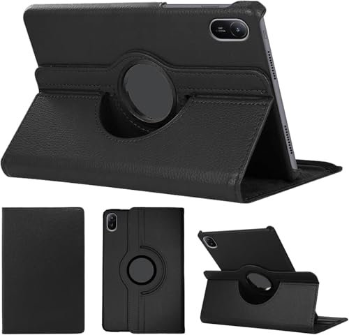World biz Étui pour tablette Huawei MatePad SE 11 2024, rotation à 360 degrés, support de protection arrière, fonction veille/réveil automatique pour Huawei MatePad SE 11 (noir)