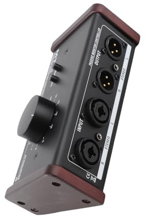 Cocoarm Controlador de Monitor de Estudio Pasivo con Botón de Silencio para Grabar Estudio Gris de