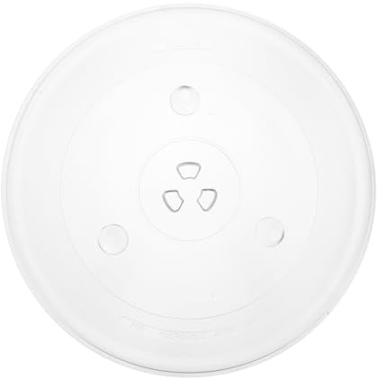 LIGIGWASH Plaque Tournante Micro Ondes Verre Épais Chaleur Plateau de Cuisson pour Remplacement Four Micro Combiné Support Sécurisé avec Picots Adapté Cuisine Maison Bar