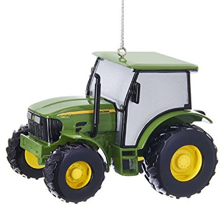 Kurt Adler John Deere Tractor Ornament Home Decor