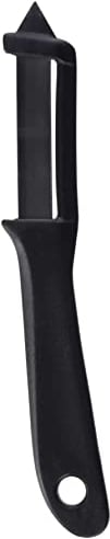 FACKELMANN Spargelschäler Weltmeister 18cm, Kunststoff, Schwarz, 26 x 17 x 18,5 cm