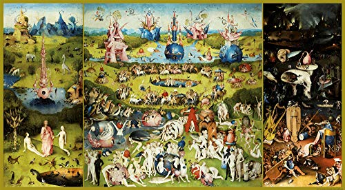 1art1 Hieronymus Bosch Poster Der Garten Der Lüste, 1500 Kunstdruck Bild 145x80 cm