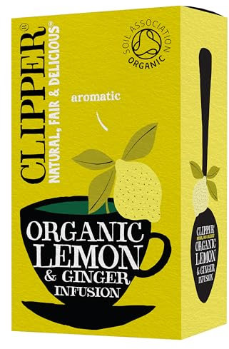 Clipper Tè al limone e allo zenzero, 20 sacchetti