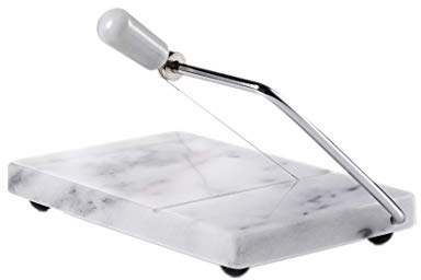 jemarble Käsehobel 12,7 x 20,3 cm (Premium Qualität) weiß