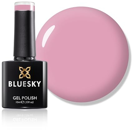 Bluesky BLUESKY Gel Polish, Strawberry, A104, 10ml, Gel auflösbarer Nagellack, Rosa, Pastel, Blass, Nudefarben (Aushärtung unter UV-/LED Lampe erforderlich) er Pack(x)