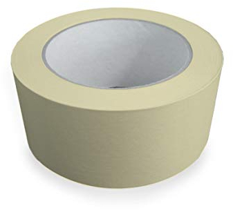 Handelskönig Feinkrepp 50 mm x 50 m Malerkrepp Abklebeband Kreppband zum Abkleben bei Malerarbeiten