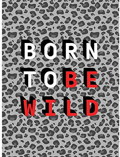 Wee Blue Coo Born To Be Wild Unframed Wall Art Print Poster Home Decor Premium
