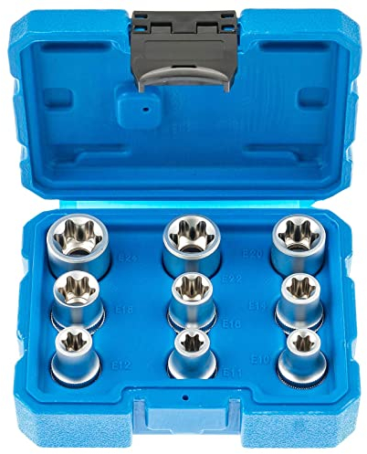 Satra S-SE912 - Juego de llaves de vaso Torx (1/2)