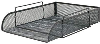 OSCO Wiremesh Portrait Letter Tray - Graphite,LTSSP-GTE