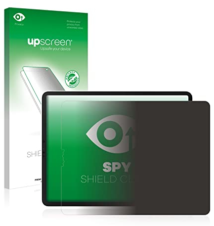 upscreen Anti-Spy Blickschutzfolie für Apple iPad Pro 12.9 WiFi 2020 (im Querformat, 4. Gen.) Made in Germany, Privacy Folie [Blaulichtfilter]