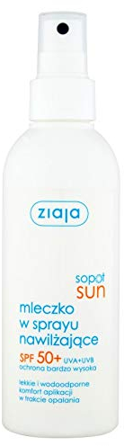 ZIAJA_Sopot Sun mleczko w sprayu nawil¿aj¹ce do opalania SPF50+ 170ml
