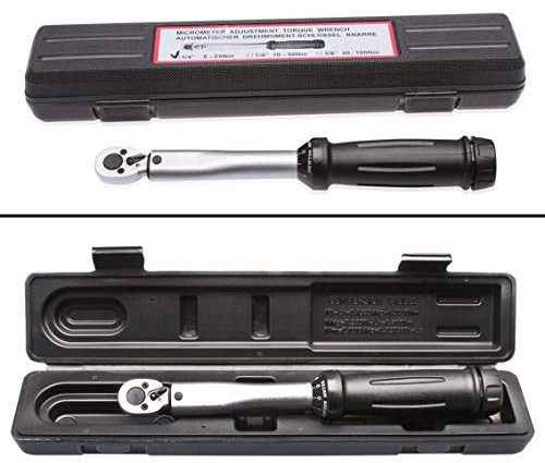 Otger Lensker Drehmomentschlüssel 1/4 Zoll 10-50 Nm + 1/4 Zoll 5 NM-25 NM Fahrrad Reparatur