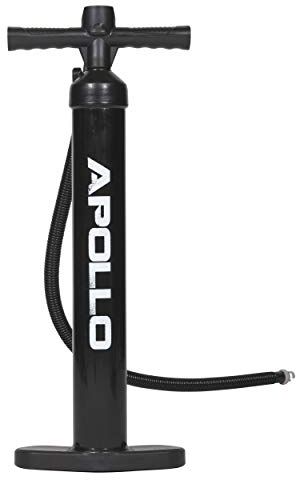 Apollo Gonfleur Paddle à Double Action - Pompe Paddle à Air pour Planches - 2 x 2 litres – Pompe Gonflage avec Jusqu'à 2 Bars de Pression Max. - Légère et Maniable - pour Tous Les Modèles