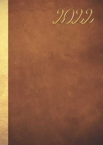 2022 A4 1 Tag 1 Seite: Buchkalender Tagesplaner | Terminplaner mit Uhrzeiten | Jan - Dez Terminbuch & kalenderbuch | Planer Organizer mit Kalender, Jahreskalender 2022 DIN A4. Deutsch.