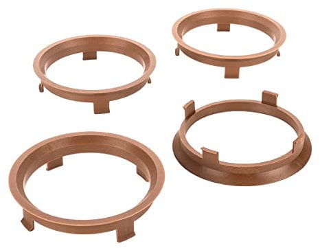 LST 4x Distanzringe Zentrierringe Dunkelbraun für Alufelgen Ø 66,1 mm- Ø 71,6 mm