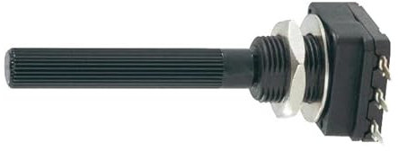 Potentiometer, 4K7, 0,2 W, linear, Drehpotentiometer-Widerstände, 1 Stück, PC16SH-10IP06-472A2020-TA