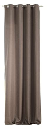 Basic Vorhang auf Rollen 140x280cm Gold braun 1 Stück