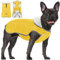 Wasserdichter Hundemantel Winter Warme Jacke Hunter Hundemantel Französische Bulldogge Haustier Hund Warm Mantel Kleidung für Kleine Mittelere Große Hunde Yellow L