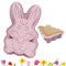 YJSDDNTY Ostern Kaninchen Backform, Ostern 3D Hasen Silikonform, Ostern Schokolade Silikonform in Form von Kaninchen, für Cupcake Topper, Schokolade, Gebäck, Keksdekor
