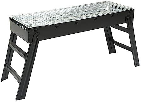 BBQ Charcoal Grill Appliances Extra Thick Stove Grill Rack Capacity Iron Barbecue Grilling Camping Grill Ideal BBQ Offset Smoker Charcoal Grill Love